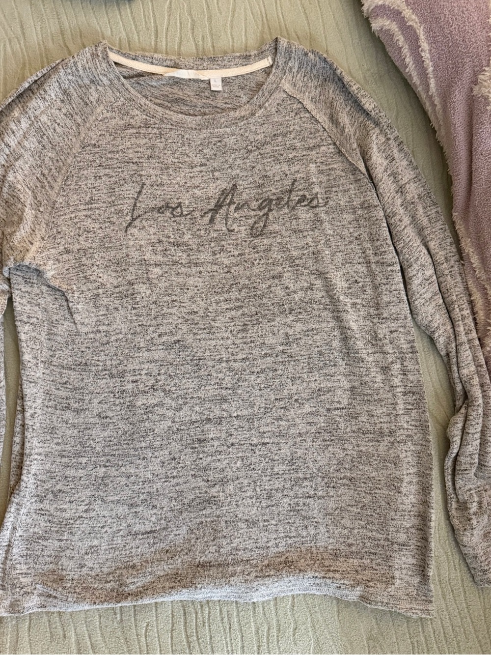 Los Angeles Grey Knit Men's Sweater